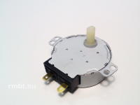 Мотор тарелки микроволновой печи СВЧ (привод тарелки) тип MT-220-1 пластиковый вал короткий 12 мм