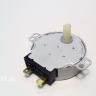 Мотор тарелки микроволновой печи СВЧ (привод тарелки) тип MT-220-1 пластиковый вал короткий 12 мм