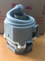 Циркуляционный насос (мотор с улиткой) для посудомоечной машины Bosch, Siemens, Neff арт. 00651956 в сборе с тэном. Маркировка 9000.877.349