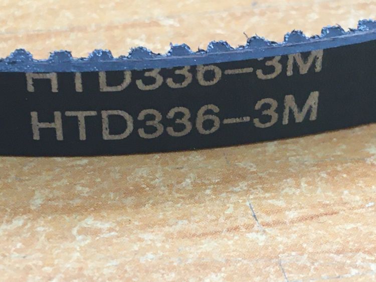 Ремень хлебопечки зубчатый арт. HTD336-3М, ширина 9 мм, пр-во Китай