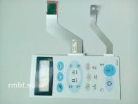 Клавиатура (мембрана) для микроволновой печи Samsung арт. DE34-00008K для модели G2638CR/BWT